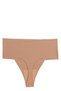 Women's Panties High Waist Thong Laser Cut Flexible Non-marking Large Size Pack of 5 Mixcolor - 4