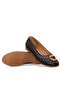 Odette Women's Genuine Leather Casual Ballerinas 103 - 4
