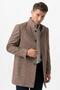 Treviso 4021 Slim Fit Cotton Judge Collar Overcoat A.Brown - 4