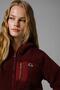 Zippered Hooded Women's Coat Ef169-Brd - 2