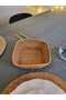 Knitted Wicker Rectangular Multipurpose Basket - 4