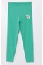 Girl's Printed Tights Green- Felix