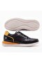 Miller Men's Beige Genuine Leather Sneakers - 5