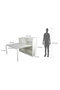 Projekt Modern Link 120cms 2 Workstation - 4