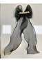 Women Long Tulle Bow Buckle - Automatic Bow Buckle - Long Chiffon Bow Buckle - 3