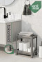 2-Tier Wheeled Organizer Kitchen Shelf Bathroom Shelf under Counter under Sink Detergent Holder Vesken - 3
