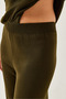 Women's Khaki Knitwear Top and Bottom Set 20247547 - 3
