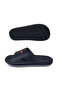 Men's Navy Blue-White Cross Striped Ultra Light Casual Slippers Gzeerr007-021 - 5