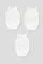100% Cotton Zero Sleeve 3-Piece Stovetop Cream Zibin Body