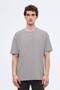 Ds Damat Black/Navy Blue/Khaki/Gray/White 5-Piece Oversize 100% Cotton T-Shirt - 5
