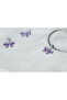 Stainless Steel Charm with Purple Butterfly Figure - 3