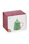 New Collection Green Christmas Themed Ceramic Mug 407 ml City - 5