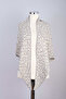 Leopard Patterned Knitwear Triangle Shawl - 3