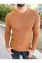 Sweater Slim Fit Natural Knitted Cotton Crew Neck Non-Pilling Knitwear Slim Fit Body Sweater - 5