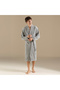 Natura Bambu Unisex Bathrobe Gray - 5