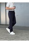 Men's Elastic Waist and Drawstring Jogger Chino Pants - 4
