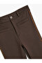 Basic Leggings Waist Elastic Stitching Detail - 3