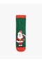 New Year's Themed Patterned Towel Socks