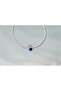 Blue Stone Crystal Stainless Steel Charm - 5