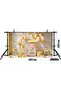 Pastel and Yellow Lemon Themed 200X150Cm Photography Background - 2
