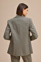 Houndstooth Blazer Jacket - 6