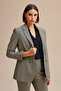 Houndstooth Blazer Jacket - 5