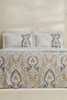 Lemy Blue Duvet Cover Set - 100% Cotton, Double, Satin