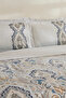 Lemy Blue Duvet Cover Set - 100% Cotton, Double, Satin - 5
