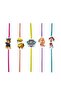 Paw Patrol Artistic Straws (10 Pieces)