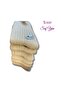 Unpainted Pure Wool Self-Striped 6 Pairs of Men's Socks - 4