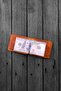 Men's Tan Wallet Card Holder with Natural Money Clip, Gift Boxed Genuine Leather Wallet Card Holder |   Long - 2