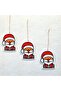 Christmas Tree 3-Piece Santa Claus Ornament - 2