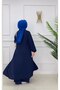 Bella Double Hijab Set with Ankle-Length Tunic and Pants - 5