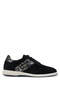 Women's Genuine Leather Black Sneakers & Sports Shoes
