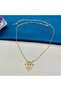 Serenay Necklace with Steel Stone 45 cm - 6