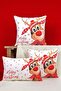 Double Sided 35x50 Red Deer Christmas Themed Digital Printed Throw Pillow Cover -cgh1370-3550 - 5