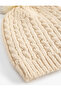 Hair Braid Textured Pom Pom Detailed Beret - 3