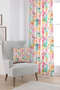 Multicolored Ethnic Patterned Digital Printed Curtain Cgh117-pr