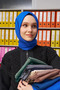 Melike Dinçer Comfort Cotton Shawl - Cobalt blue - 3