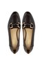 Women's Genuine Leather Brown Heeled Shoes - 5