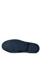 Men's Genuine Leather Navy Blue Loafers - 4
