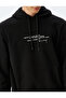 Hooded Kangaroo Pocket Cotton Blended Ataturk Sweatshirt - 5