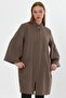 ZIPPERED WOOL COAT (B23-26700) - 4