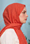 Kübra Koç Bamboo Shawl with Embroidery - coral - 3