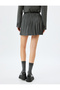 Pleated Mini Skirt - 4