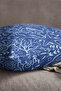 Velvet Babyface Navy Blue Marine Sea Patterned Throw Pillow Pillow Case - Cgh009 - 2