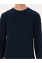 Navy Blue Regular Fit Sweatshirt 50296485 -Vr033 - 6