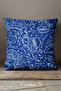 Velvet Babyface Navy Blue Marine Sea Patterned Throw Pillow Pillow Case - Cgh009