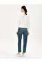 Light Blue Mom High Waist Fit Jean Pants 50293908-Vr003 - 4