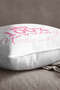Velvet Babyface White Pink Princess Written Digital Printing Throw Pillow Pillow Case - Cgh461 - 2